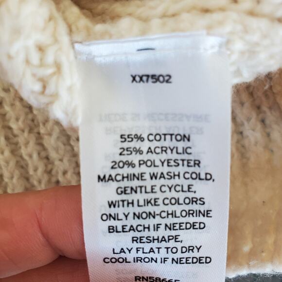 NWT BP Long Sleeve Mock Neck Knit Cotton Blend Sweater Size L - Picture 5 of 6